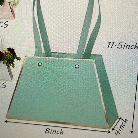 PRICE DROP!! Stylish Kraft Paper Purses For Gifts and Florals - Set of 12 - Picture 7 of 7